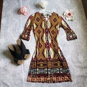 Beautiful boho mini dress